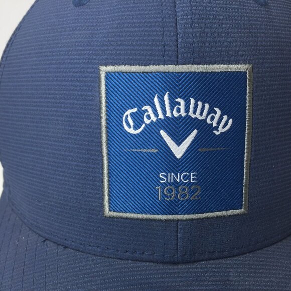 Callaway Flexfit Snapback Baseball Cap Navy Blue Golf Cap - Picture 4 of 7